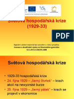 8svetova Hospodarska Krize Prezentace