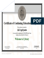 Certificate - Cybrary