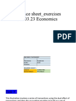 Balance Sheet - Exercises 22