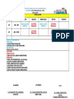 Horario 1°