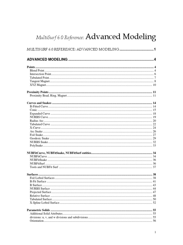 Advanced Modeling in MultiSurf 6.0 Download Free PDF Ellipse