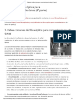 Cableado de Fibra Óptica para Comunicaciones de Datos (6 Parte)