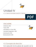 4.1 La Toma de Decisiones, Concepto y Proceso