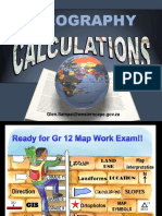 2 PPT Geography Grade 12 Mapwork Calculations