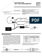 2 / " Air / Fuel Ratio Monitor: Installation Instructions