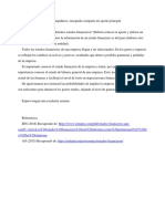 Foro 5.1 Relación de Los Estados Financieros