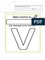 Escola Municipal Vereador José Oliveira - Filoco ALUNO (A) : - PROFESSORA: - TURMA