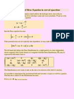 Energy Quantization of Dirac Equation in Curved Spacetime