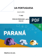 Língua Portuguesa 7 Ano Slide Aula22
