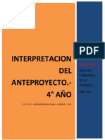 TP2-INTERPRETACION ANTEPROYECTO-4° VIVIENDA analisis