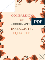 Comparison of Superiority Inferiority e Equality