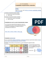 U4 F5 Probabilitats D'esdeveniments Compostos