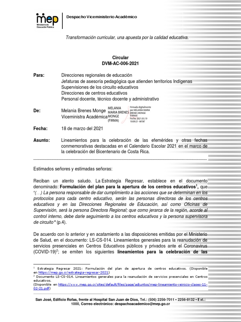 Circular DVM AC 006 2021 | PDF