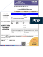 Print - Udyam Registration Certificate - Annexure