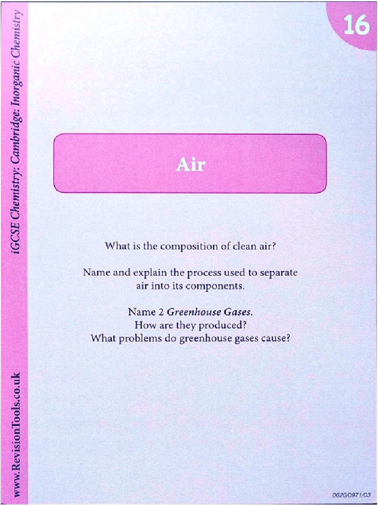 Unit 3 - Air and Water | PDF