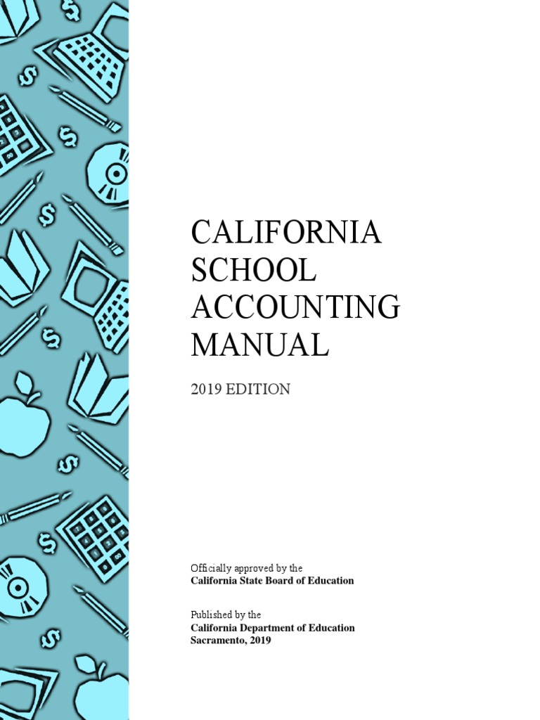 CA School Accounting Manual | Download Free PDF | Generally Accepted ...