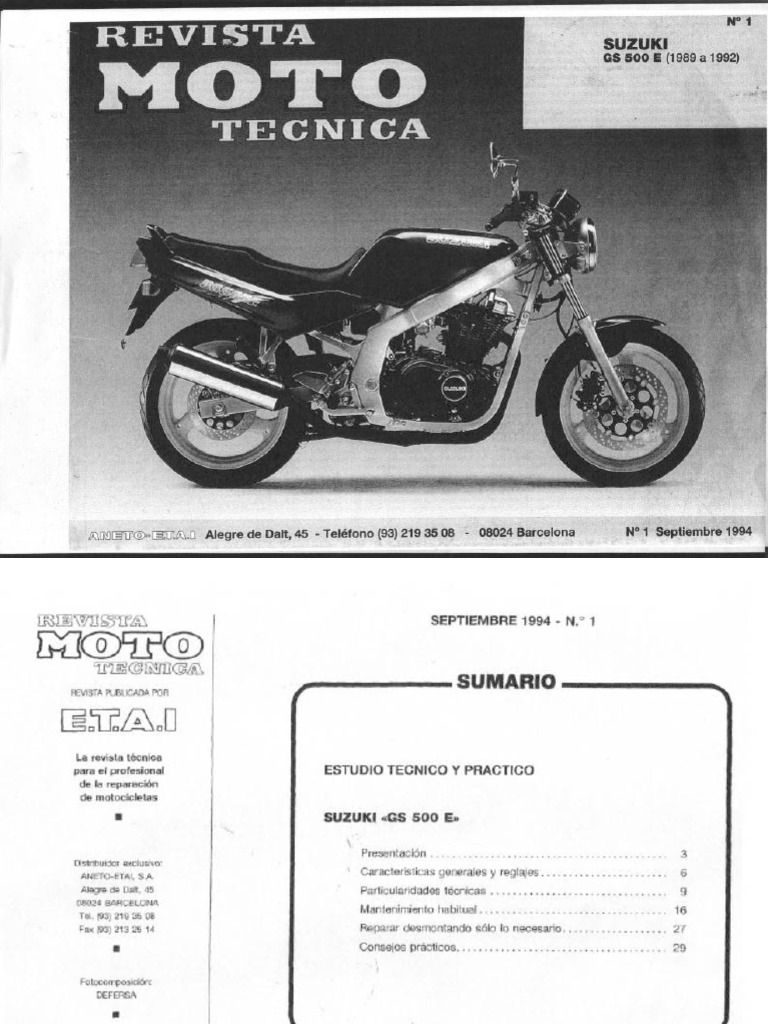 SUZUKI GS500F SERVICE MANUAL visual data 8