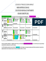 Horario 3 de Uso de Las Franjas de Estudio