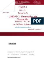 Unidad 2 Tutoria 5 Cinematica 