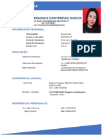 Melany Ninoska Contreras García CV