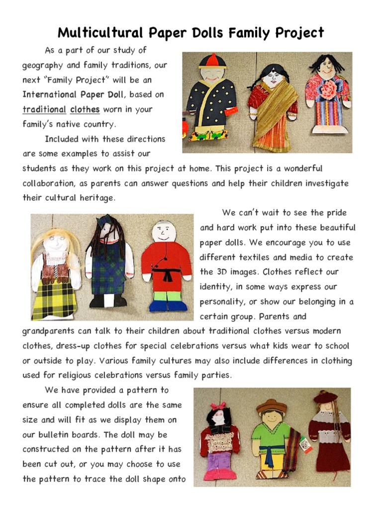 Multicultural Paper Dolls | PDF