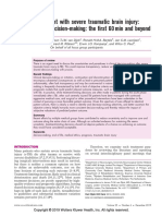 The Patient With Severe Traumatic Brain Injury Clinical Decision-Making The First 60 Min and Beyond