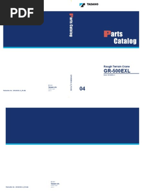 Manual Parts Gr-500exl | PDF