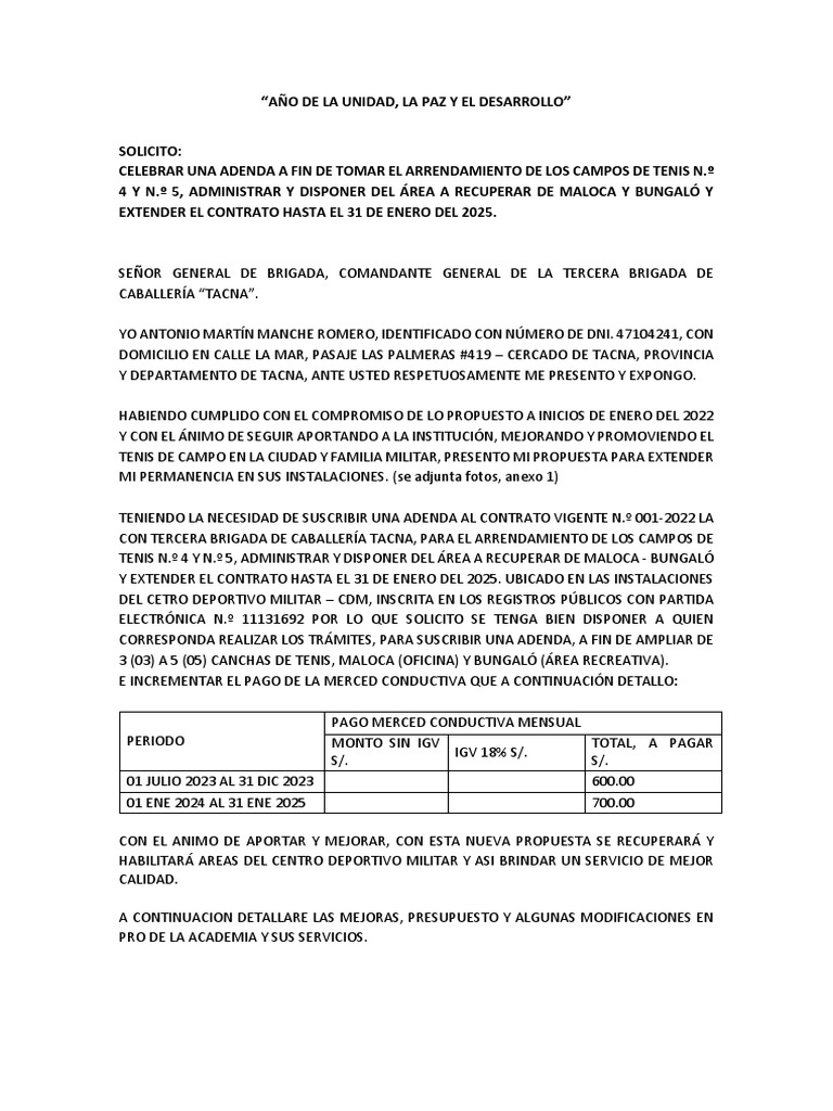 Adenda Cdm 2025 Tenis PDF Deportes