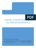 Unidad I Conceptos Básicos Del Área de Informática 1