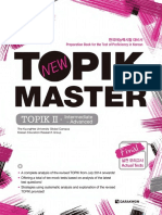 New TOPIK MASTER Final 실전 모의고사 TOPIK Ⅱ - Intermediate-Advanced (English Ver.) by the KyungHee University Global Campus Korean Education