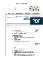 Sesion de Aprendisaje Del 03 Al 07 de Abril