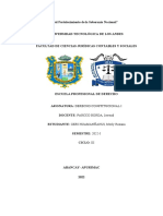 El Derecho Constitucional y Su Relación Con Otras Ramas Del Derecho