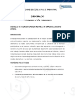 Orientaciones Didácticas para El Trabajo Final