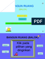 Bangun Ruang: (Balok)