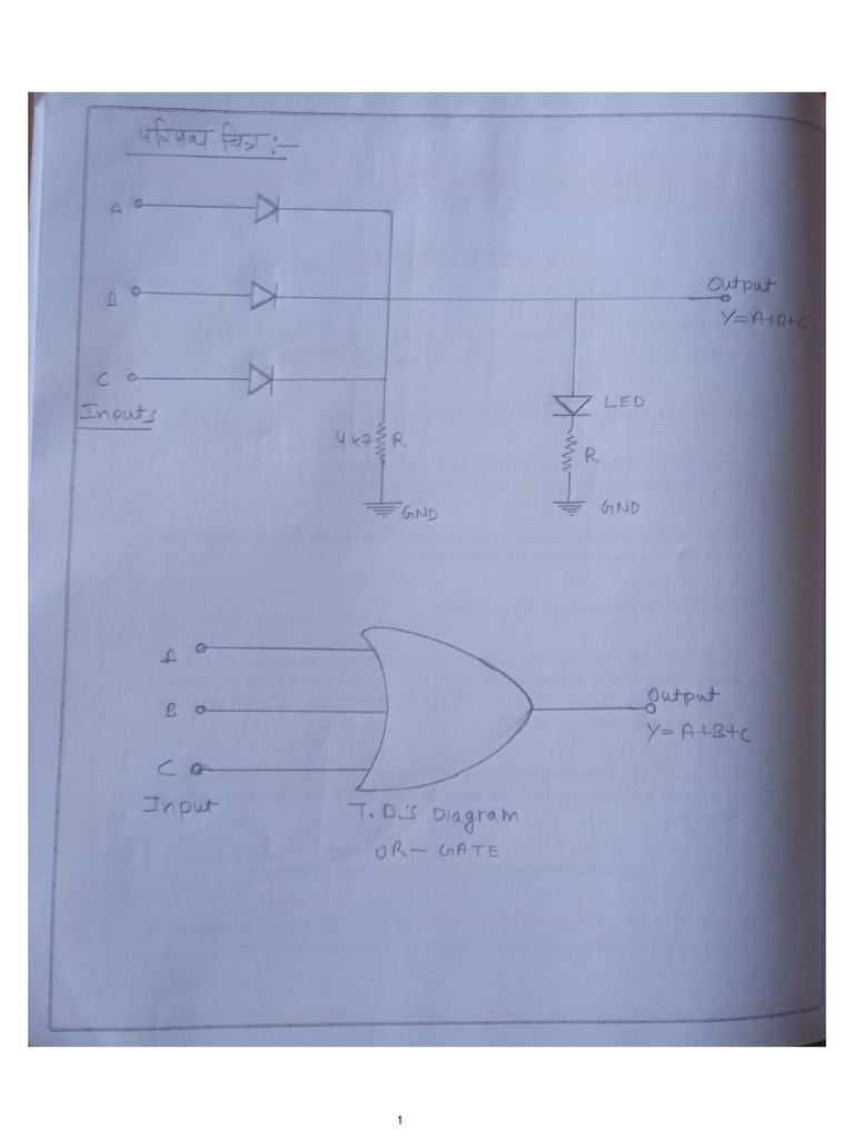 Or, And, Not Logic Gate | PDF
