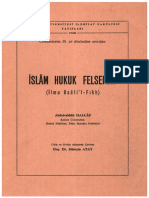 İslam Hukuk Felsefesi - Abdulvahhab Hallaf