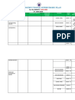 School Instructional Supervisory Plan: For The MONTH