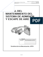 Manual Del Mantenimiento Del Sistema de Admision y Escape de Aire