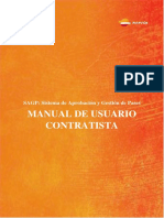 SAGP - Manual de Usuario Contratista
