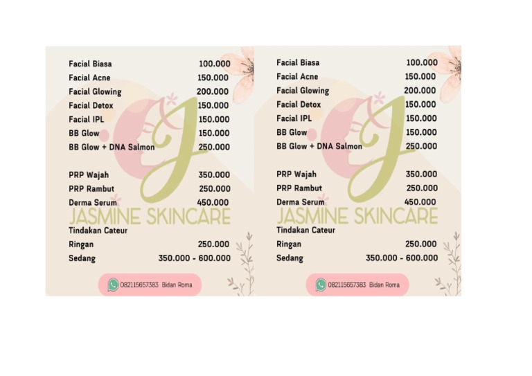 Brosur Skincare | PDF