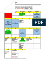 6B Calendario Evaluaciones Mayo 2023