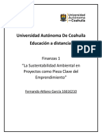 Atilano Fernando La Sustentabilidad Ambiental en Proyectos Como Pieza Clave Del Emprendimiento