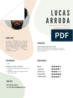 Currículo Lucas Arruda, Arq e Urb.