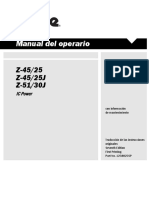 Z 45-25J Operator's Manual