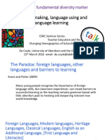 Making Language Using and Language Learning Clil