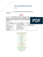 Algoritmos y Resolución de Problemas (Foro 1)