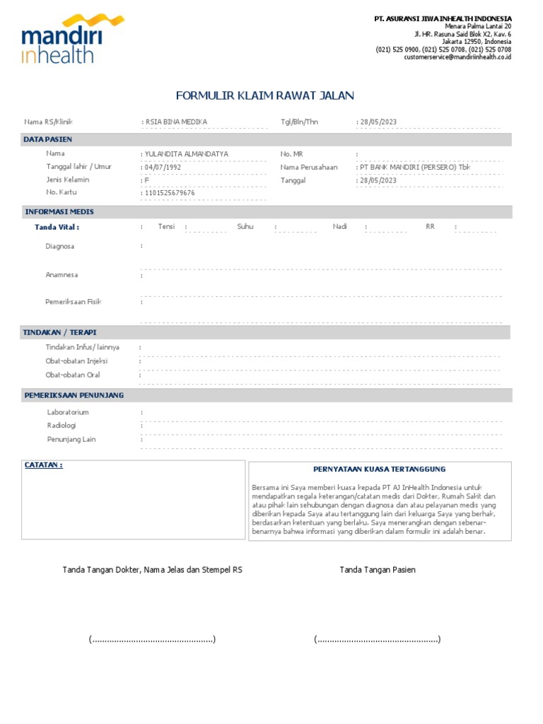 Form Raw at Jalan 23052803059886 | PDF