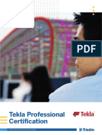 2019 Tekla Sea Professional Certification Brochure