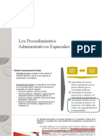 Clase Temas de Procedimientos Administrativos VI - Procedimientos Especiales