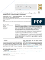 Promising Perspectives On Novel Protein Food Sources Combining Artificial